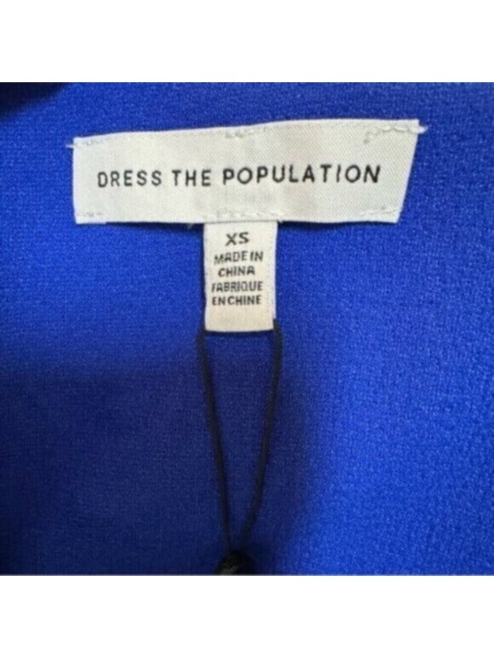 NWT Dress The Population | Nicole Electric Blue Sheath Cocktail Dress Size XS - Picture 11 of 15